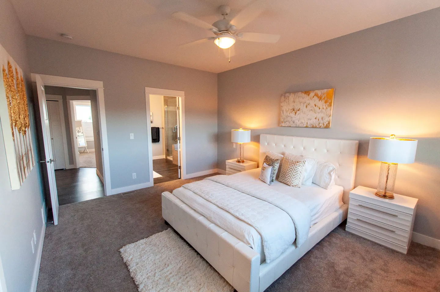 Home office in Desert Cove Show Home